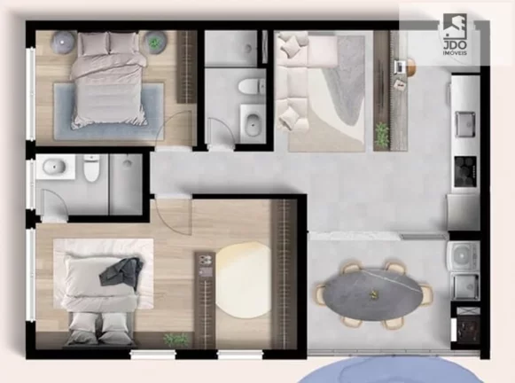 Imagem Apartamento a Venda no bairro Juvevê - Curitiba, PR
