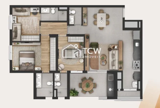 Imagem Apartamento à venda no bairro Indianópolis - São Paulo/SP, Zona Sul