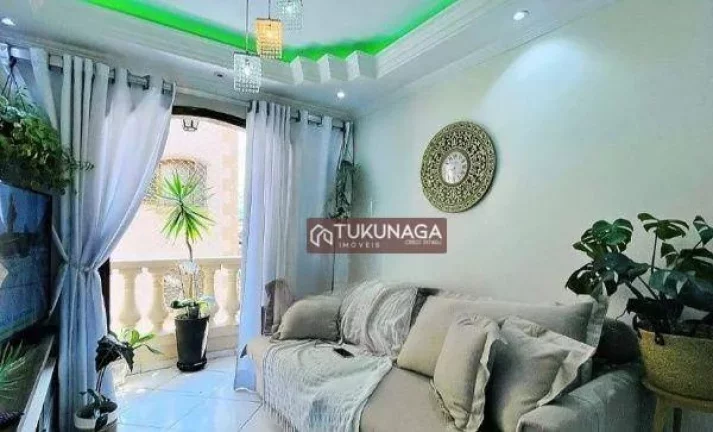 Imagem Apartamento com 3 quartos, 70 m² - venda por R$ 370.000 ou aluguel por R$ 3.225/mês - Vila Rosália - Guarulhos/SP