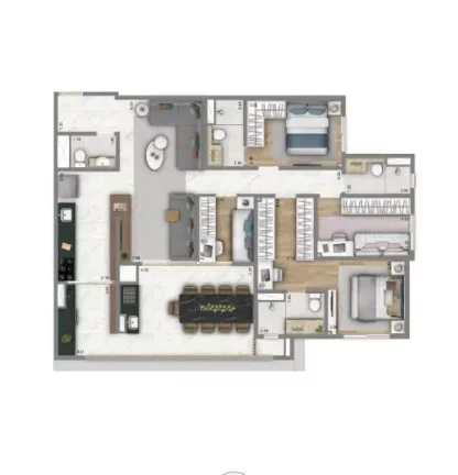 Imagem Living Villaggio Tatuapé Firenze