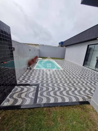 Imagem Casa 3 Quartos com Piscina – Recém-Construída em Maricá