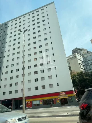Imagem Apartamento de 26,5m² 1 Quarto, Sala, Cozinha e Banheiro, Reformado, sem vaga no Bairro Bela Vista-SP