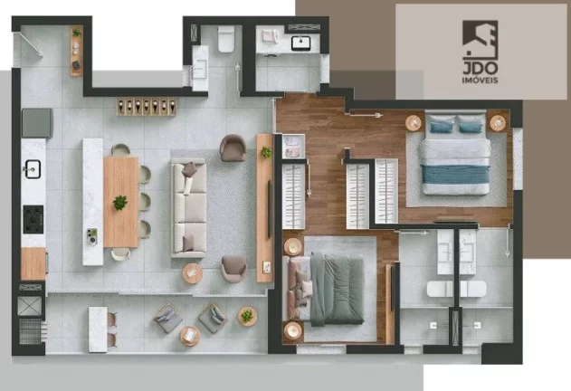 Imagem Apartamento a Venda no bairro Portão - Curitiba, PR