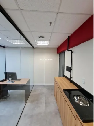 Imagem Conjunto Comercial para Locação em Indianópolis, São Paulo-SP: 1 sala, 1 vaga, 46m² de área.