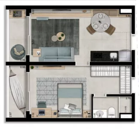 Imagem Apartamento com 1 Quarto à Venda, 45 m² em Jardim Vila Mariana - São Paulo