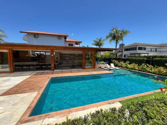 Imagem Casa em dois lotes a venda Condomínio Bougainville II piscina aquecida