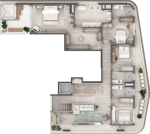 Imagem COBERTURA RESIDENCIAL em São Paulo - SP, Cerqueira César