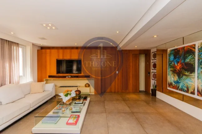 Imagem Apartamento de Luxo no Paraíso: 3 quartos, 3 suítes, 2 salas, 5 banheiros, 4 vagas de garagem, 220m² - São Paulo-SP