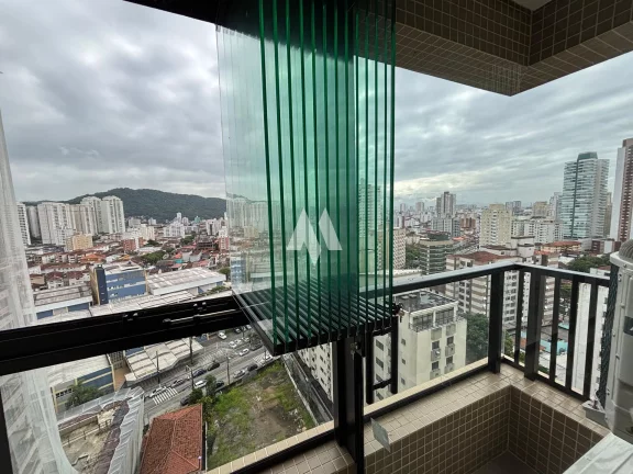 Imagem Apartamento à Venda com 2 dormitórios e vaga demarcada em José Menino, Santos/SP