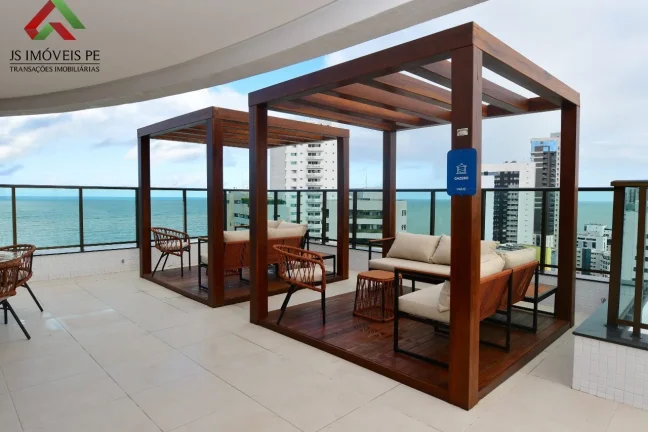 Imagem Apartamento à venda no Pina, Recife-PE: 3 quartos, 1 suíte, 2 salas, 3 banheiros, 1 vaga de garagem, 79m² de área.