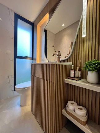 Imagem Apartamento com 2 suítes e 2 vagas de garagem na Praia Brava - Itajaí