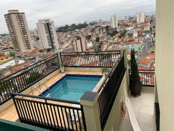 Imagem Cobertura 194 M², 3Q, 3 Suítes, 5 Banheiros, 6 Vagas, Próximo metrô, Piscina, Piscina aquecida, Academia, Churrasqueira, Brinquedoteca, Playground.