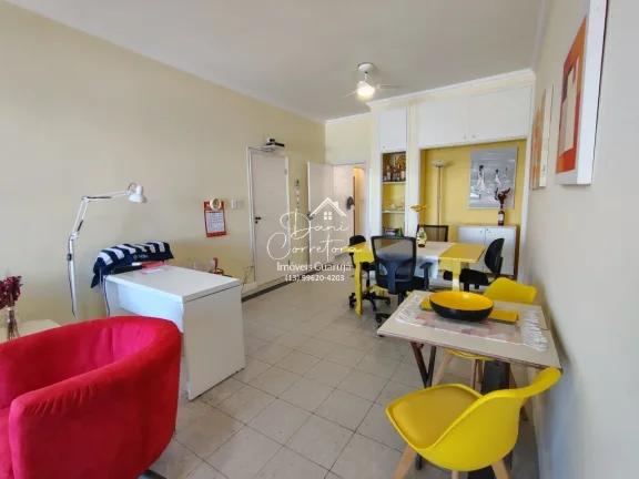 Imagem Apartamento à venda em Guarujá-SP, Pitangueiras: 2 quartos, 1 suíte, 2 salas, 3 banheiros, 1 vaga de garagem, 110 m² de área.