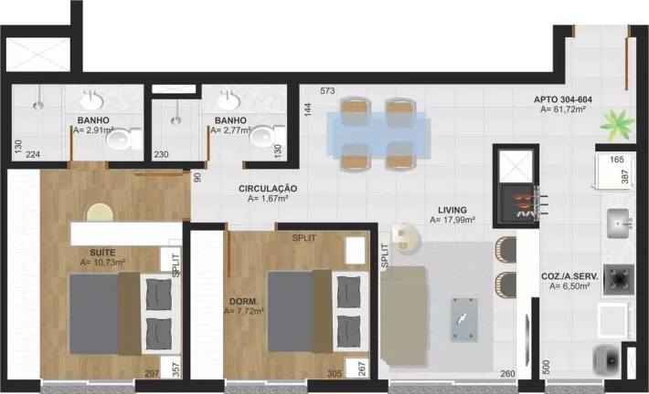 Imagem Apartamento à venda no bairro Menino Deus - Porto Alegre/RS