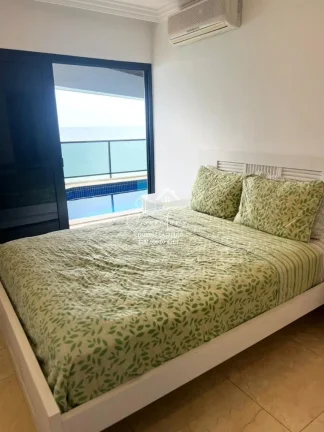 Imagem Apartamento de luxo para locação no Jardim Astúrias, Guarujá-SP: 4 quartos, 4 suítes, 3 salas, 5 banheiros, 3 vagas, 350m².