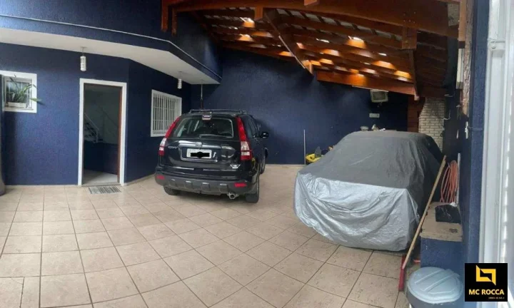 Imagem Sobrado à venda em Santo André, Jardim Santo Antônio, com 3 quartos, 123m2