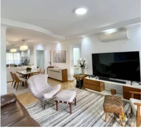 Apartamento mobiliado com 3 dormitórios à venda, 118 m² por R$ 1.750.000 - Vila Hamburguesa - São Paulo/SP