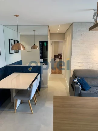 Imagem Apartamento Mobiliado, 2 dorms ( 1 suíte) 67m2 com varanda gourmet e lazer completo no Condomínio Innovare na Vila Bastos em Santo André