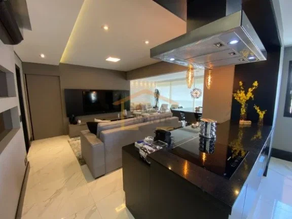 Imagem Apartamento com 120 m², possui 3 dormitórios, sendo 3 suítes, total de 4 banheiros com o lavabo, ...