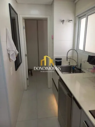 Imagem Apto venda 3 dorm vista piscina andar alto, 123m Cond Domo Life SBC SP