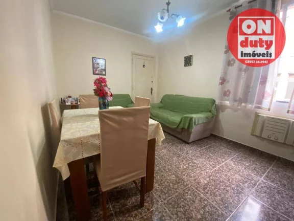 Imagem Apartamento com 2 dormitórios à venda, 78 m² por R$ 430.000,00 - Gonzaga - Santos/SP