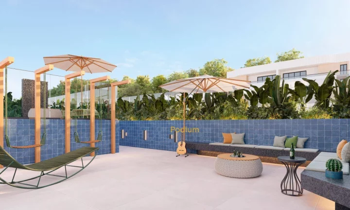 Imagem Flat térreo mobiliado adaptado para PNE com área privativa 50m da praia de Cabo Branco - FL0259