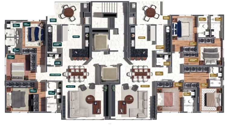 Imagem COBERTURA RESIDENCIAL em Balneário Camboriú - SC, Pioneiros