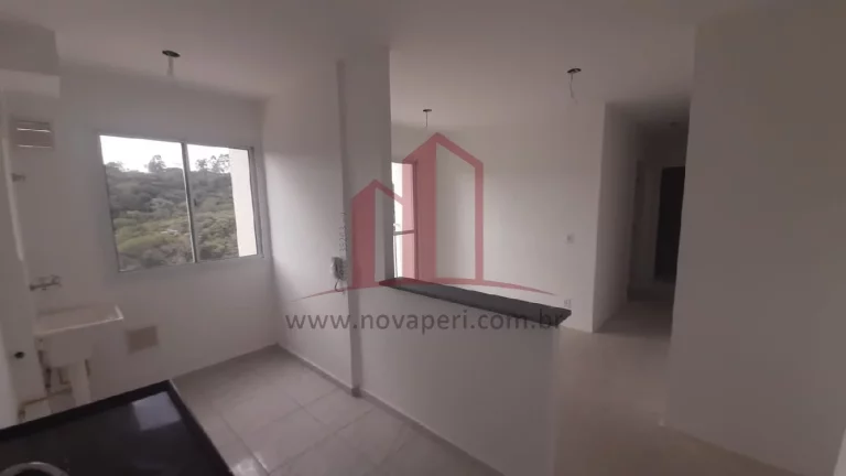 Imagem Apartamento à venda no Jardim Luciana em Franco da Rocha-SP: 2 quartos, 1 sala, 1 vaga de garagem, 46,00m² de área. Venha conferir!