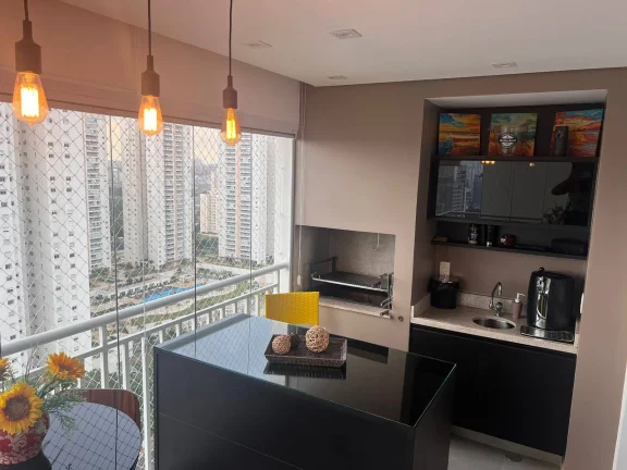 Imagem Apartamento 123 m² Domo Life Andar Alto 3 Dormitorios e 2 Vagas de Gargens