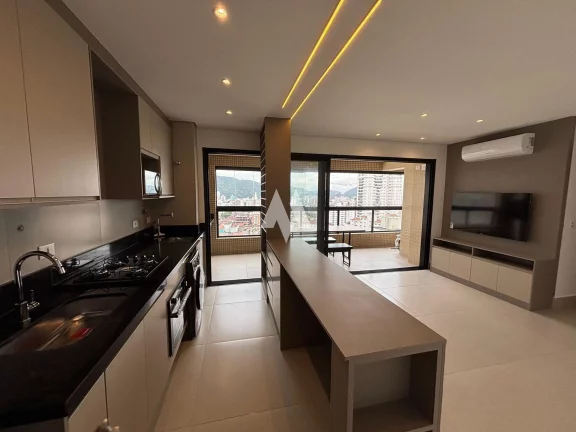 Imagem Apartamento à Venda com 2 dormitórios e vaga demarcada em José Menino, Santos/SP