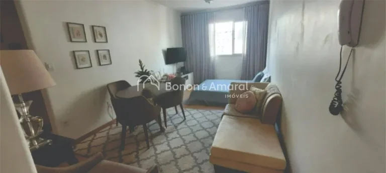 Imagem Apartamento com 1 dormitório, 2 banheiros e 1 vaga de garagem, 70 m², no Centro de Campinas