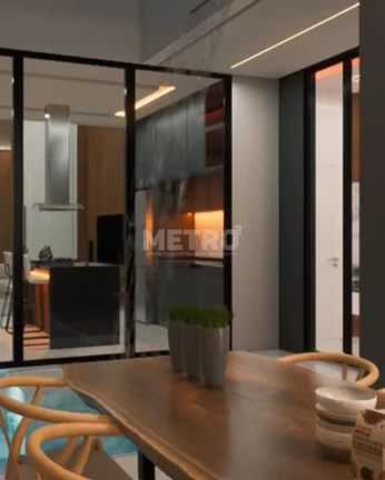 Imagem 3 suítes, duas delas com closets, Piscina, Área gourmet com churrasqueira.