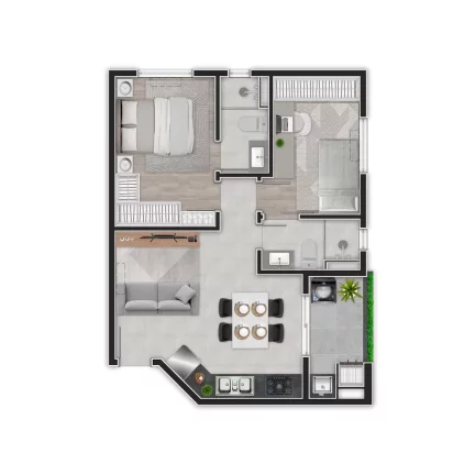 Imagem Nillo - Apartamento à venda no bairro Bom Retiro - Curitiba/PR