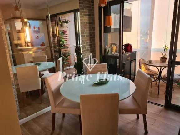 Imagem Flat disponível para locação no Twin Towers Ibirapuera, com 70m², 2 dormitórios e 2 vagas de garagem