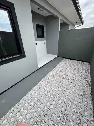 Imagem Casa geminada com 2 dormitórios e garagem para 2 carros em Palhoça/SC