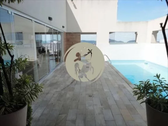 Imagem MARAVILHOSA COBERTURA DUPLEX COM VISTA PRO MAR A VENDA EM SANTOS. COBERTURADUPLEX EM PREDIO NOVO COM...