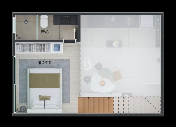 Imagem Apartamento Loft em Campo Comprido, Curitiba/PR