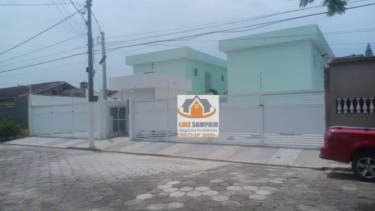 Imagem Casa Nova em Condomínio, 2 suítes, Jd Nova Itanhaém Lado Praia