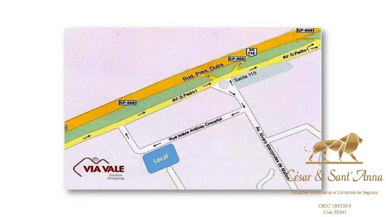Imagem Excelente Galpão para locação, ao lado do Shopping Via Valle em Taubaté-SP