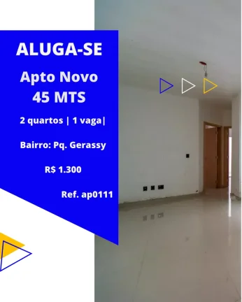 Imagem Alugo Apto em Santo André, Pq. Gerassi