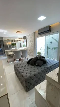 Imagem Casa 3 dormitórios com fachada moderna 2 vagas de garagem