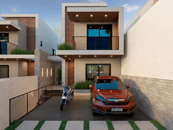 Imagem Twin House mobiliada e decorada, casa Duplex.