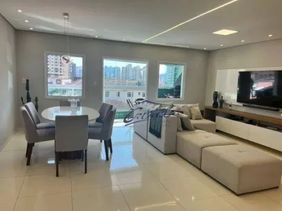Imagem Apartamento com 4 dormitórios à venda, 156 m² por R$ 1.200.000 - Canto do Forte - Praia Grande/SP