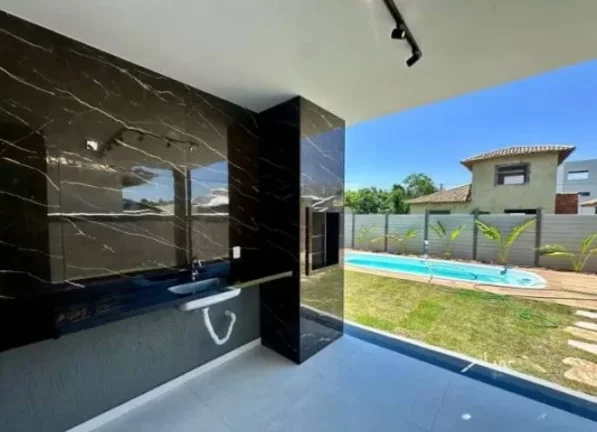 Imagem Casa de condomínio à venda em Maricá, Cajueiros (Itaipuaçu), com 3 quartos, 162m2