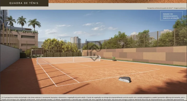 Imagem Apartamento Alto Padrão em Brooklin, com quadra de Tênis