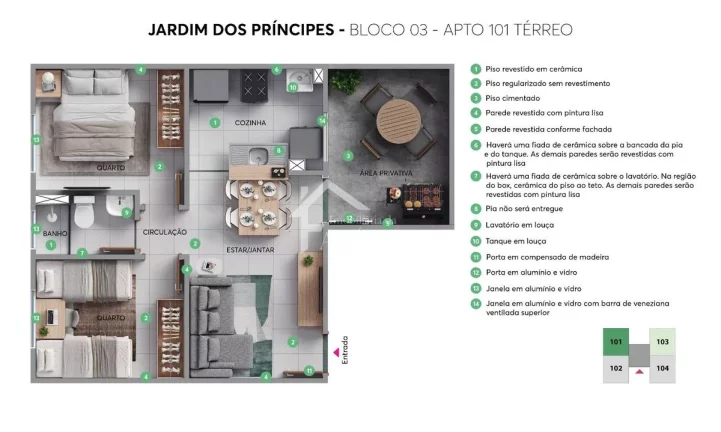 Imagem LANÇAMENTO - APARTAMENTO NO JOÃO COSTA