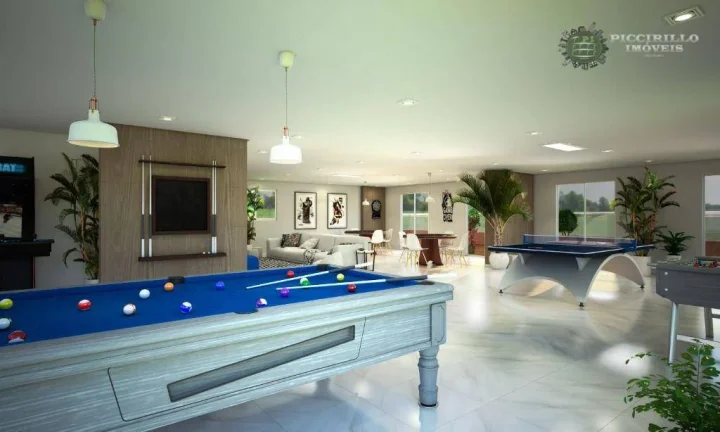 Imagem Apartamento com 1 dormitório à venda, 38 m² por R$ 367.000,00 - Vila Guilhermina - Praia Grande/SP