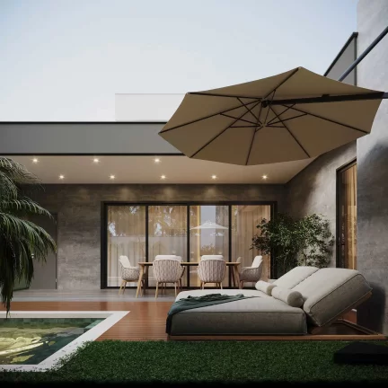 Imagem Casa alto padrão com 3 dormitórios sendo 1 suíte master e 2 vagas de garagem em Palhoça/SC