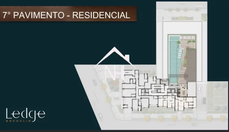 Imagem Apartamento de 80m no Brooklin com 2 suítes,terraço gourmet,1 vaga,piscinas,playground,salão de festas,coworking,fitness,mini quadra,pet place,market