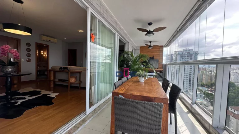 Imagem Apartamento com 3 dormitórios à venda, 159 m² por R$ 2.490.000,00 - Embaré - Santos/SP